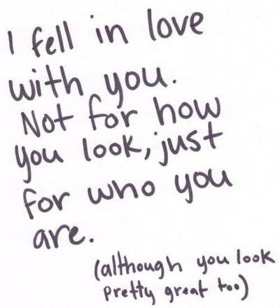 i fellh into the pits of darkness                                   when i fell for you