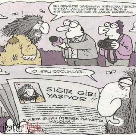Sığır gibi yaşıonuz