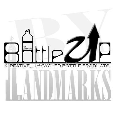 BottleUP by Landmarks, Creative Up-Cycled Bottle Products. We're a Young Enterprise company from St Mary's Catholic High School in Chesterfield, Derbyshire.