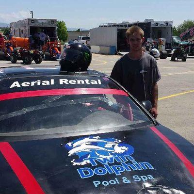 racecar driver at meridian speedway Hailey is my bae❤