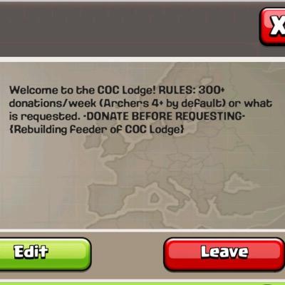 CKiller1900's profile picture. (Join the COC Lodge) Help out rebuilding feeder COC Lodge Jr. suggested by me HurleyBro....