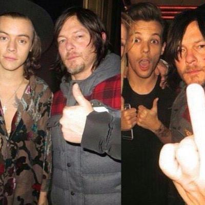 ricky norman reedus and chandler riggs ruined my life -i'm just another always-horny fat teen virgin as fuck obssesed with the walking dead-