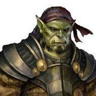 Triumph, by whatever means. // Lithe by orcish standards. Warsong Clan maw tattooed in black on his left shoulder. #RP #Warcraft #ForTheHorde #MoonGuard