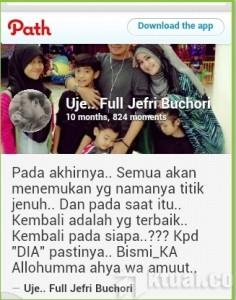 “Semua orang ingin mengubah dunia, tetapi tidak seorang pun terpikir untuk mengubah dirinya sendiri.