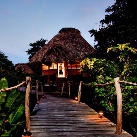 An eco-lodge hidden in the jungles of southern Belize featuring 11 private cabanas. A variety of cultural, wildlife and adventure tours are available daily.