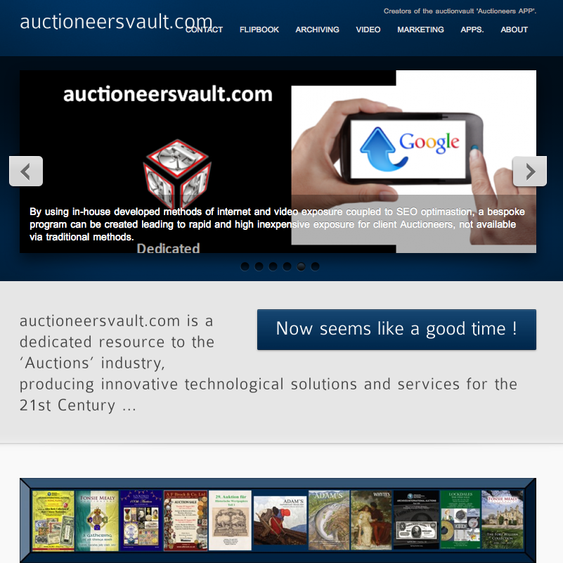 http://t.co/hi9TpKp0mq is a dedicated resource to the ‘Auctions’ industry, producing innovative technological solutions and services for the 21st Century