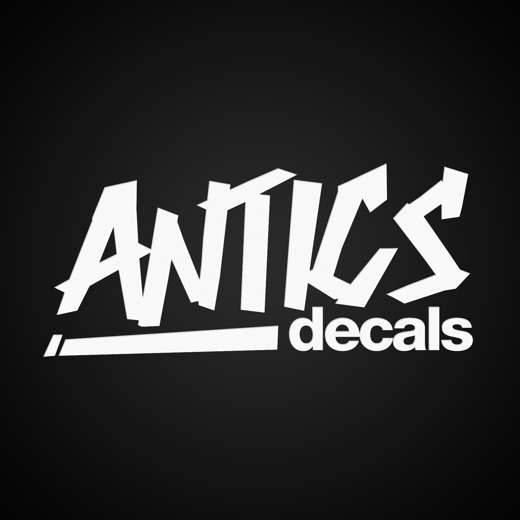 Premium quality, precision cut, vinyl decals. Find us on Amazon UK CLICK HERE: http://t.co/jMc39SgOfq For custom work email us at info@anticsdecals.co.uk