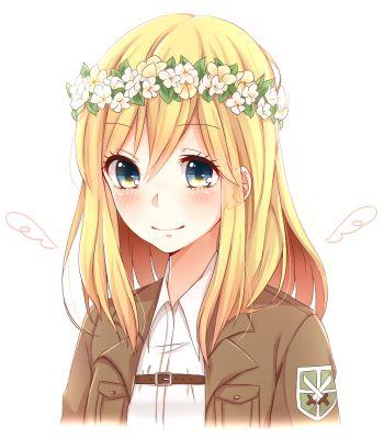 [~|•~ Historia Reiss || ペトラ・ラル ~•|~] I'm in the Survey Corps! I love helping people in need. ~AKA Krista~#RP Engaged To @PrettyBoyArmin