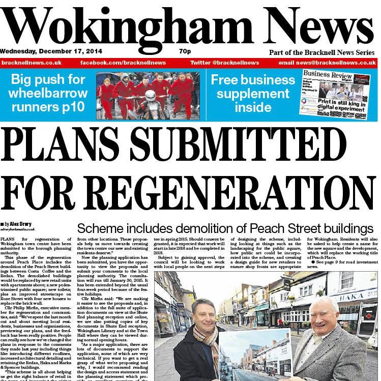 The official page for the Wokingham News covering the town and surrounding villages. Got a story get in touch at adrury@berksmedia.co.uk or on 01189 553316