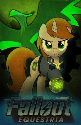Littlepip is a unicorn mare and the lead protagonist of Fallout: Equestria. She is a wasteland wanderer with no real allegiance to any particular faction