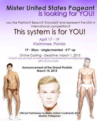 Official account of Mister United States Pageant