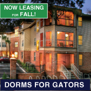 Closer to UF classes, larger rooms, private bathrooms & less expensive than traditional residence halls! Reserve today for Fall 2016!