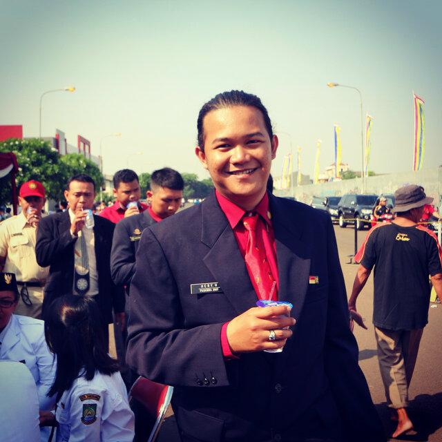 Big fams of Paskibra Larangan || I'am a bad boy, but with you I lost my adrenaline || line : herylambang || vespa