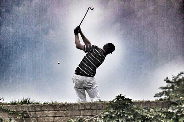 I hit a little white ball around a field sometimes...