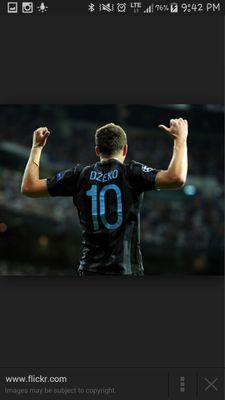 PSG  and Borussia Dortmund Fan. Bosnian fan. Edin Dzeko and Marco Reus.
