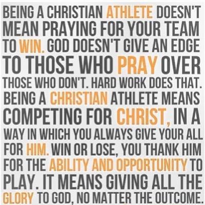 Dedicated to Christ, balancing life as a student athlete