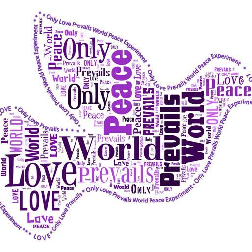 Words of Peace is an independent charitable foundation set up by people inspired by a powerful and unique message   that peace begins with each of us.