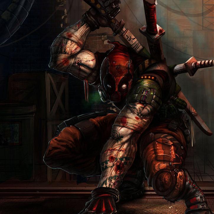 I am Sir Wade Wilson of the[Oh boy are we british?]/Stop we need to be coy/ Deadpool here to kick your ass and scratch @MochaArcher's itch