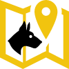 Aplicación móvil gratuita para encontrar lugares a nivel internacional donde los perros son bienvenidos. ¡Entra en nuestra web y añade los lugares que conozcas!