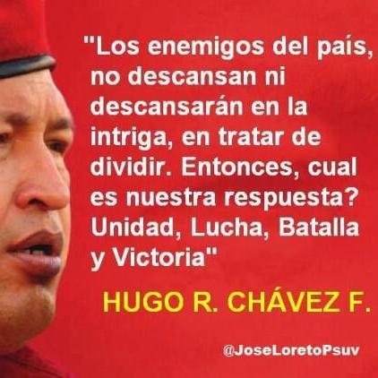 SOMOS BOLIVARIANOS CHAVISTAS APOYO TOTAL AL PROYECTO BOLIVARIANO,TOMAR LAS REDES D COMUNICACION MANDATO DEL COMANDANTE NADIE SE QUEDE