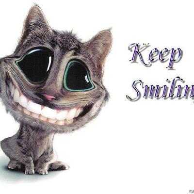Keep smiling and keep your chin up for there's someone out there, that's having worse day than you