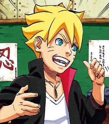 hijo de hinata hyuga y de naruto uzumaki el septimo hokage/amigo de sarada uchiha/hermano mayor de himawari,te quiero nee~san/
