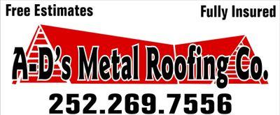 adolfor52627243's profile picture. A-D's Metal Roofing is a local roofing contractor located in Newport, NC. We serve Morehead City NC - Atlantic Beach NC - Emerald Isle NC - and near cities.