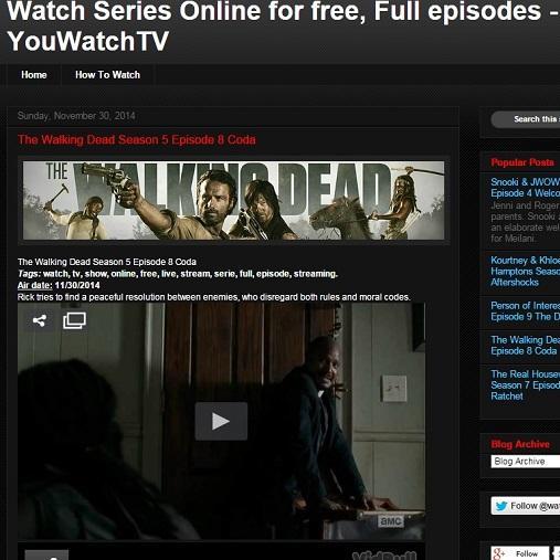 YouWatchTvFree3's profile picture. Visit my blog to see daily new tv shows for free in HD. Just one click on the link and you can watch it directly. Enjoy watching and FOLLOW ME.