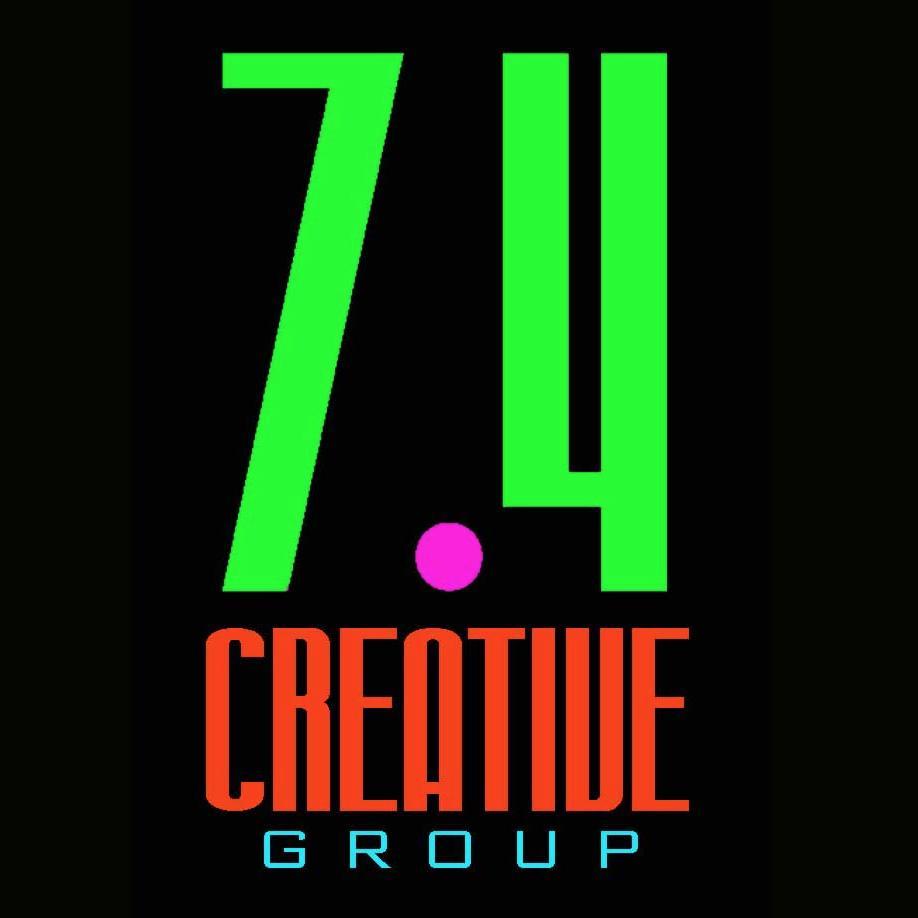 7.4 Creative Group is a full-service marketing, brand development, social media, PR, and visual arts company.