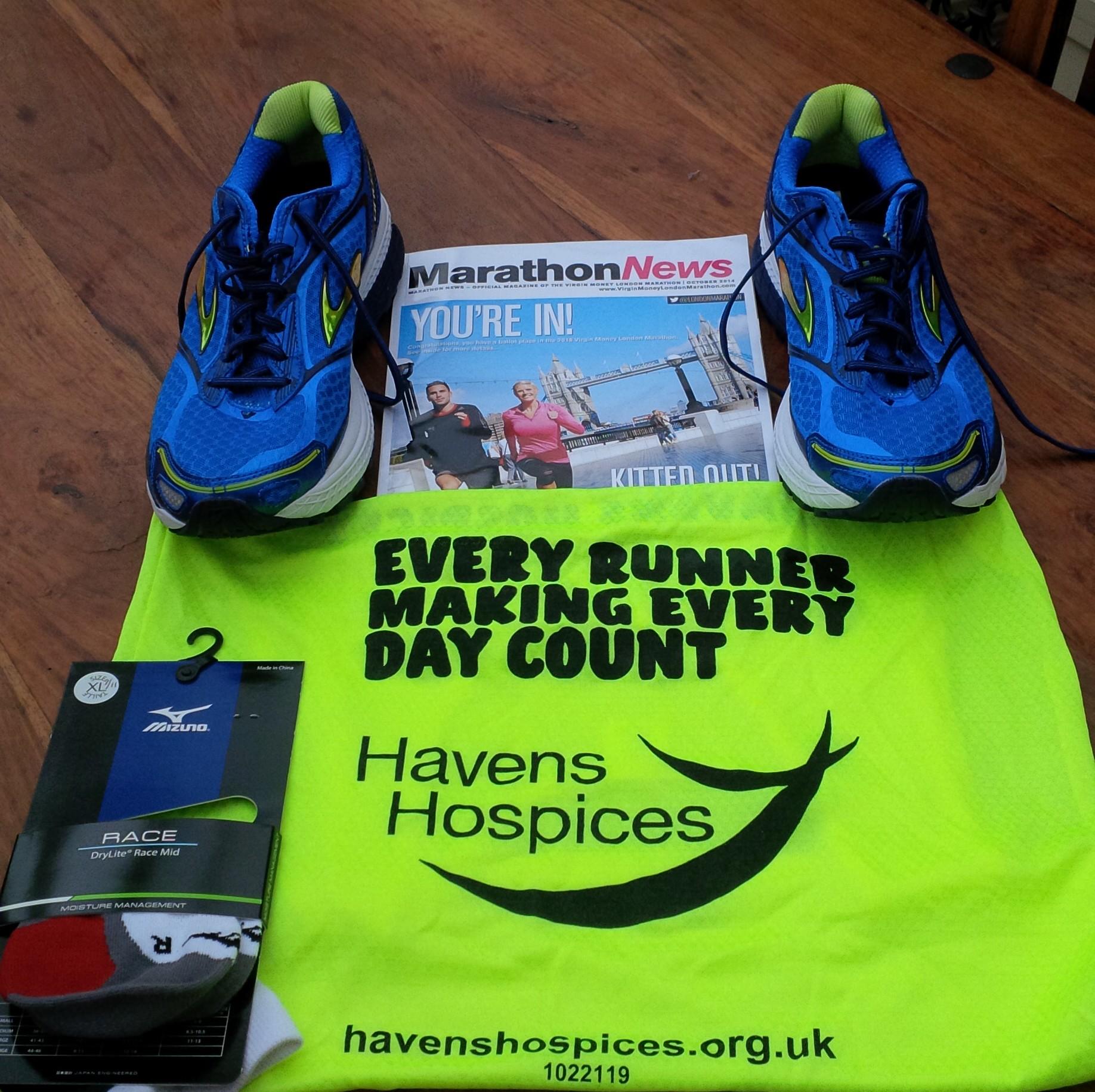 Two time London marathon finisher and running third this year. Signed up to london triathlon 2015 . Raising money for Havens hospice.