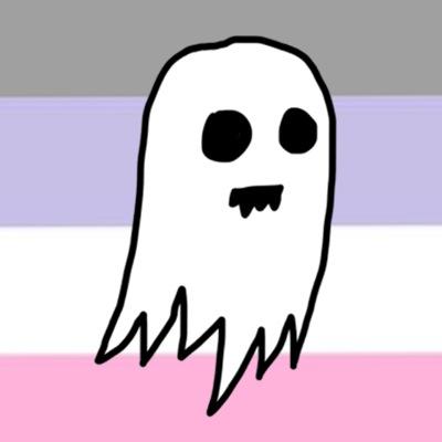 they/he - All Aces Are LGBT - ghost not part of flag