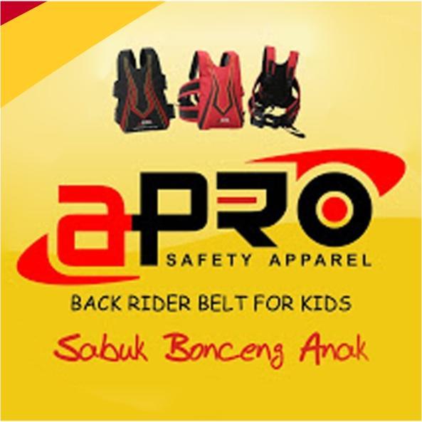 Jual sabuk pengaman boncengan sepeda motor anak online merk apro untuk balita dengan harga murah melayani grosir