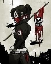 redtornado122's profile picture. I am anarchy girl who will kill you I work at the  (#iceberglounge ) as a security guard