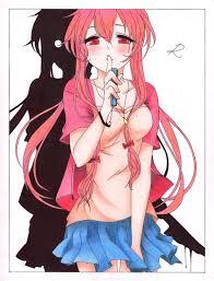 hi! im yuno gasai! 
mess with my yuki ill stab you!
till then lets be friends but i should warn you i am no joke!