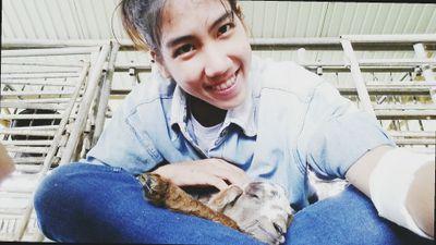 เด็กหนิงลากหญ้า