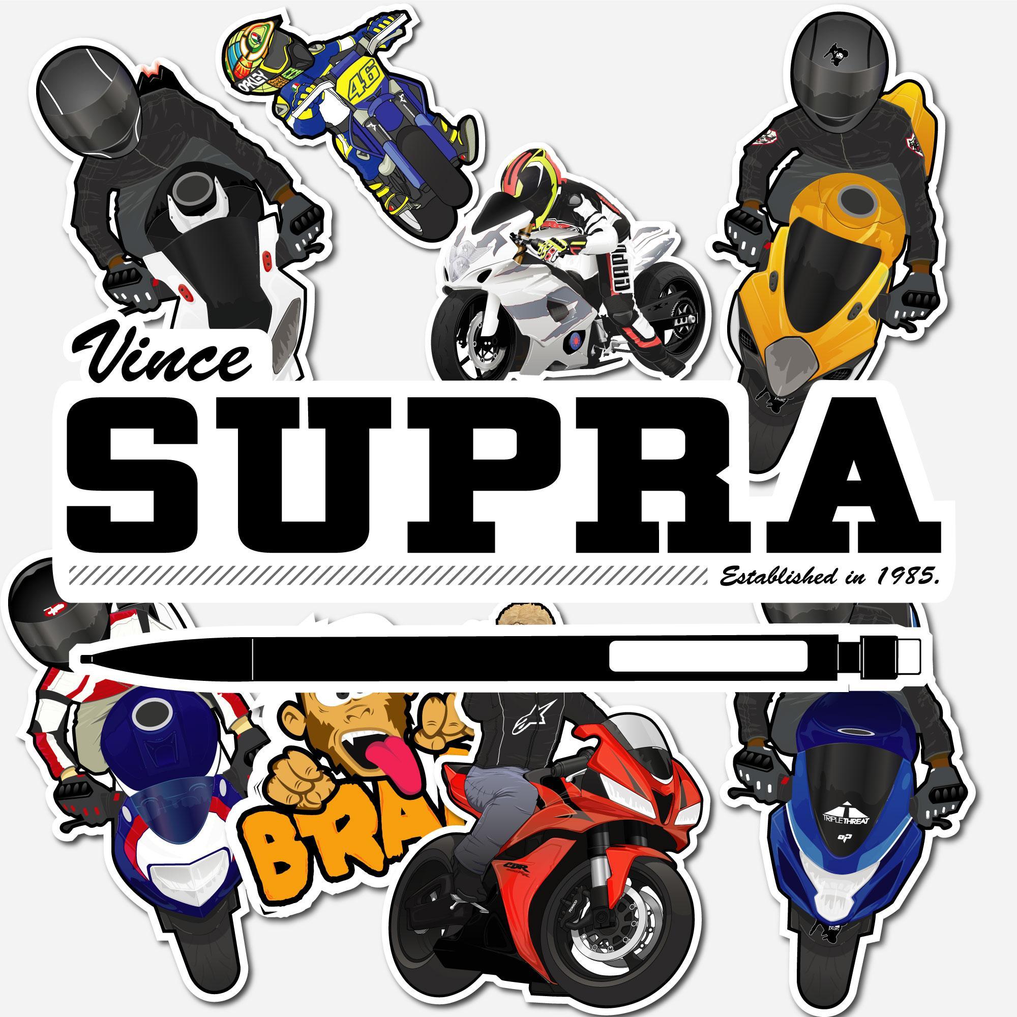 Doodles & vector illustrations. Sportbikes addict. #WSBK #MotoGP #Stuntride