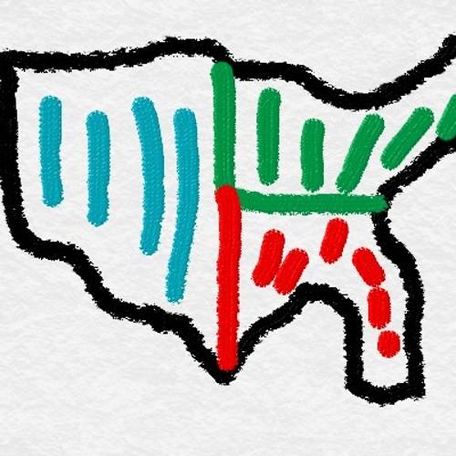 The body of the U.S.?!

Blue : Chinese
Green : Yiddish
Red : Arabic