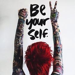 always be your self unless you can be batman then always be batmanI LOVE BANDS TOO MANY.PEACE✌️
