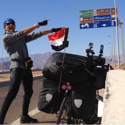 Egyptian, Adventurer, Explorer, Mountaineer, Filmmaker, and Motivational Speaker. Best known for cycling solo all around Egypt solo - 7000 km.