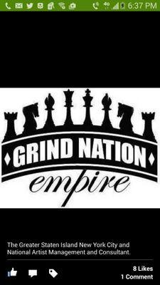 Grind Nation Empire / Artist Management
Artist, Activist, Visionary 
#OnGrindEnt. #WeOnGrind                 
Studio Production
Marketing / Promotions