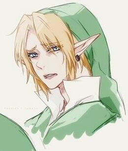 I am The hero of time, Link. I bear the triforce of courage,i Wield of the Master Sword.