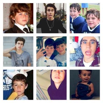 I love One Direction,
5sos and Magcon  my favriotes are Niall Luke and Hayes ❤️