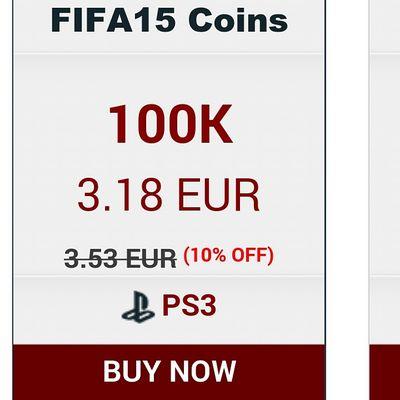 GOLD FiFA Coins : Free in the first time, after that you will see the prices on the website.