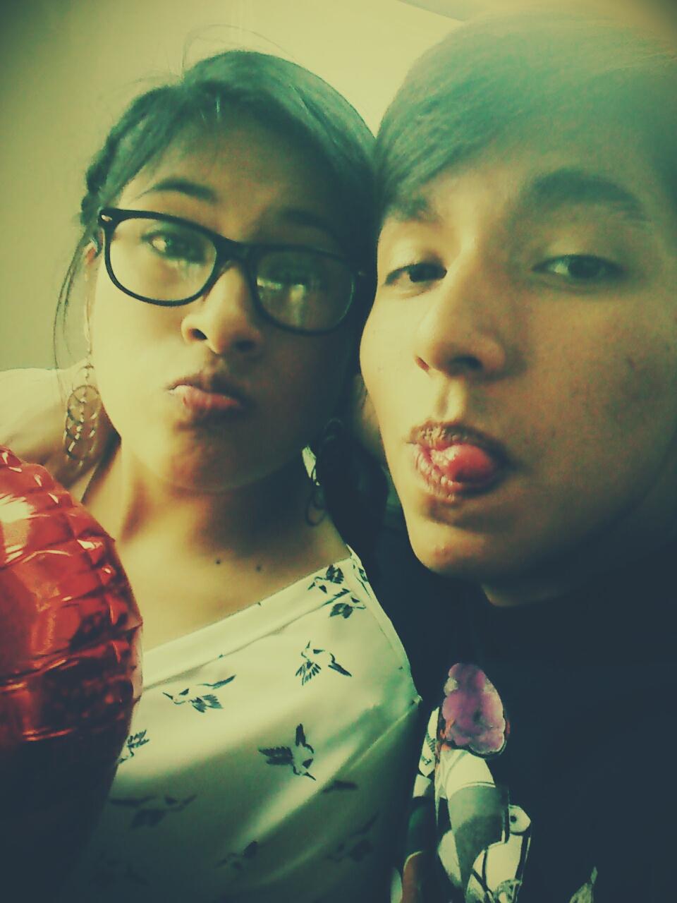 I'm happy♥ With you!