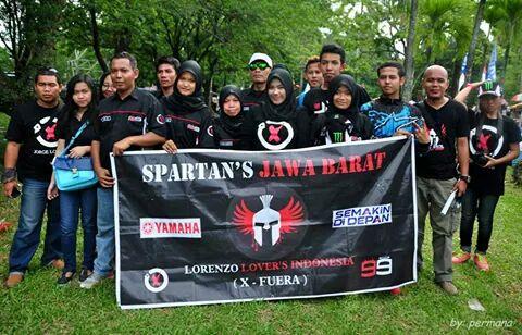 Abdi sadayana Spartan sunda sajati ngadukung Jorge Lorenzo 99