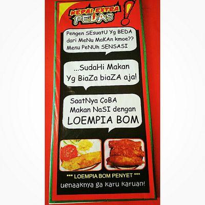 Kedai Lumpia Bom pertama di Bogor.Taman Yasmin Sektor VI Jalan Pinang Raya No 6 Bogor .Delivery Order : 0857 1441 1141
