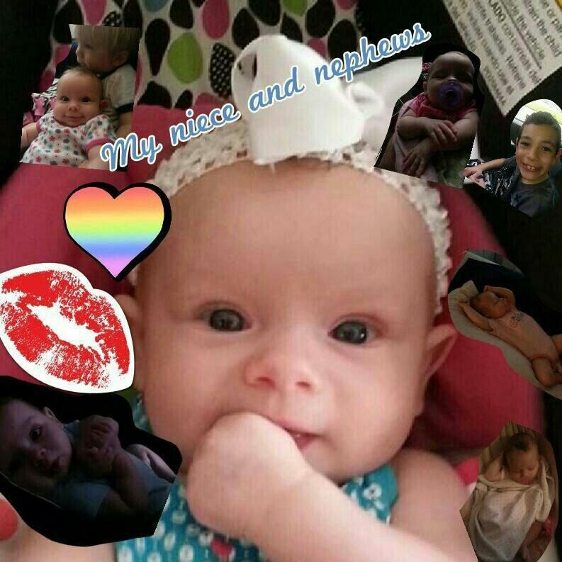aunt of three, christian, loves family, friends, and anything to do with GOD