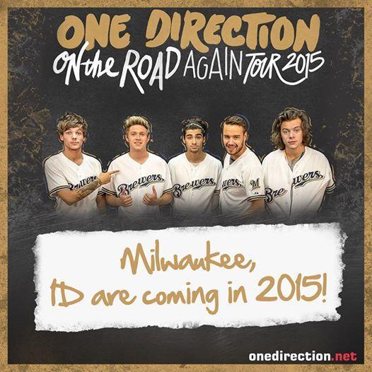 August 25, 2015 the boys are finally coming to Wisconsin!!