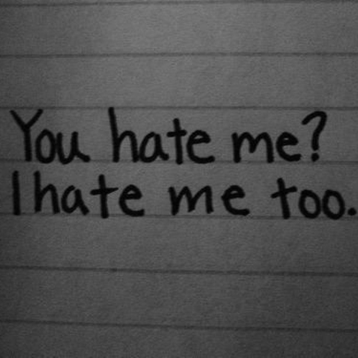 Secret account • self harm • girl • bi • 18