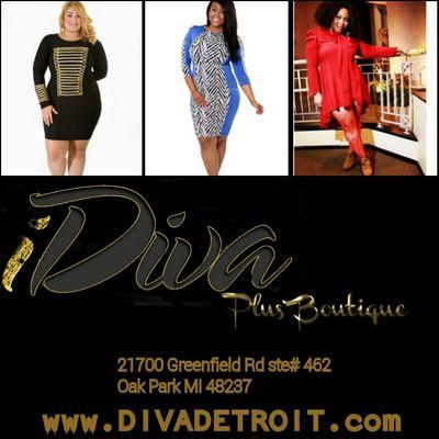 iDiva Plus Boutique caters to the curvier diva sizes 10 and up. Being curvy is nothing to be ashamed of and should not limit your fashion style.